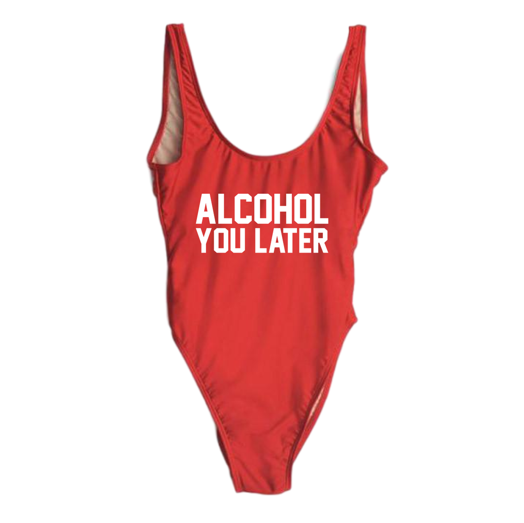 RAVESUITS Classic One Piece XS / Red Alcohol You Later